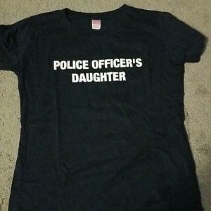 Police officers daughter tee